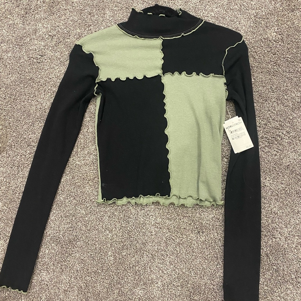patchwork long sleeve